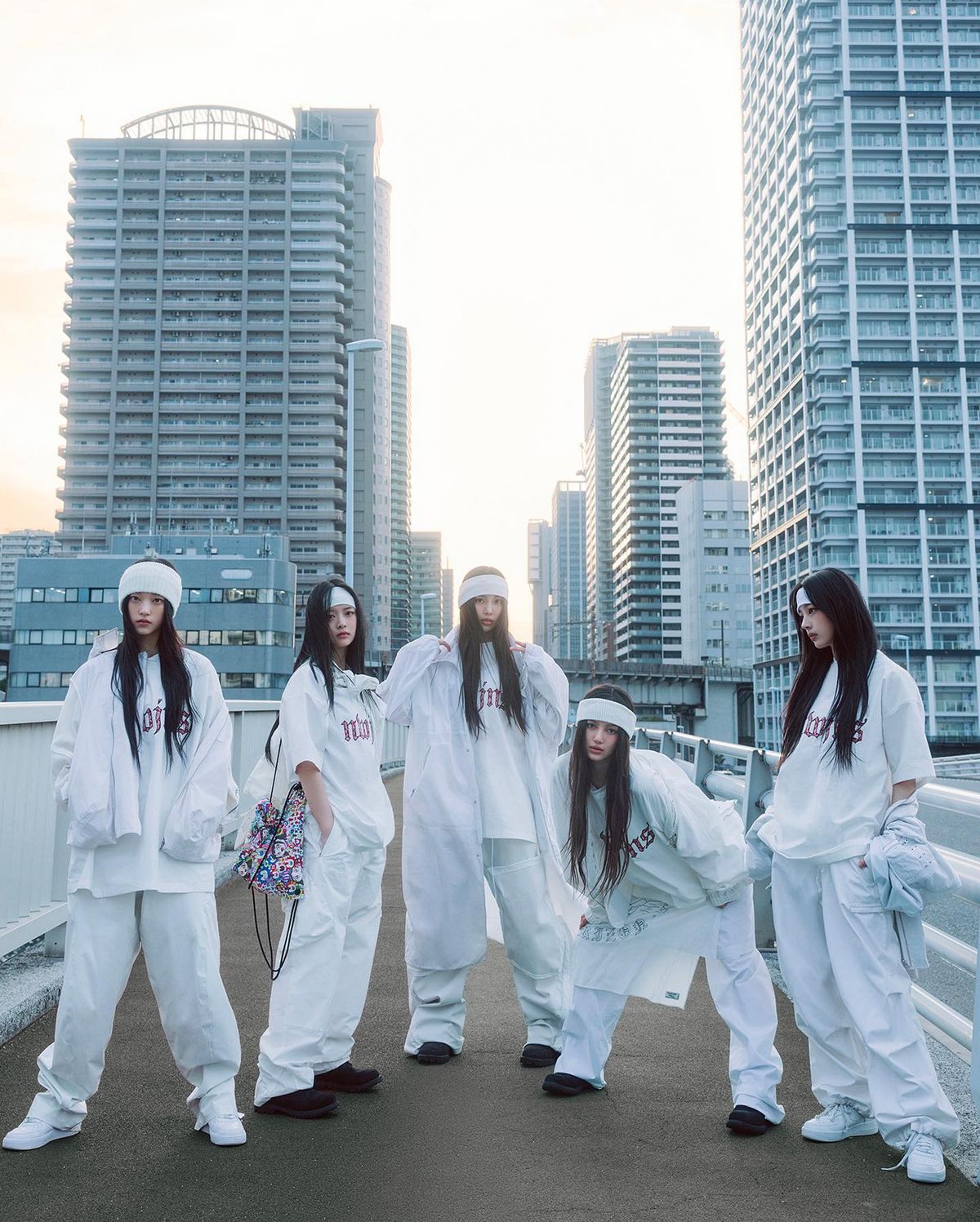 NewJeans members in London